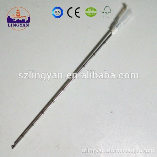 staniless steel needle cannulas and sizes